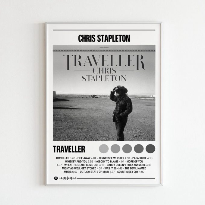 Chris Stapleton &Quot;Traveller&Quot; Album Poster For Home Decor Gift 2