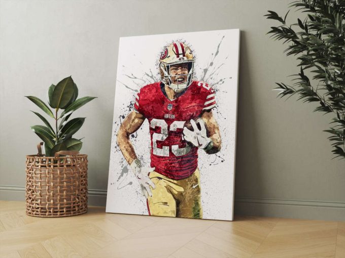 Christian Mccaffrey Poster For Home Decor Gift, S.an F.rancisco 49Ers Poster For Home Decor Gift 3