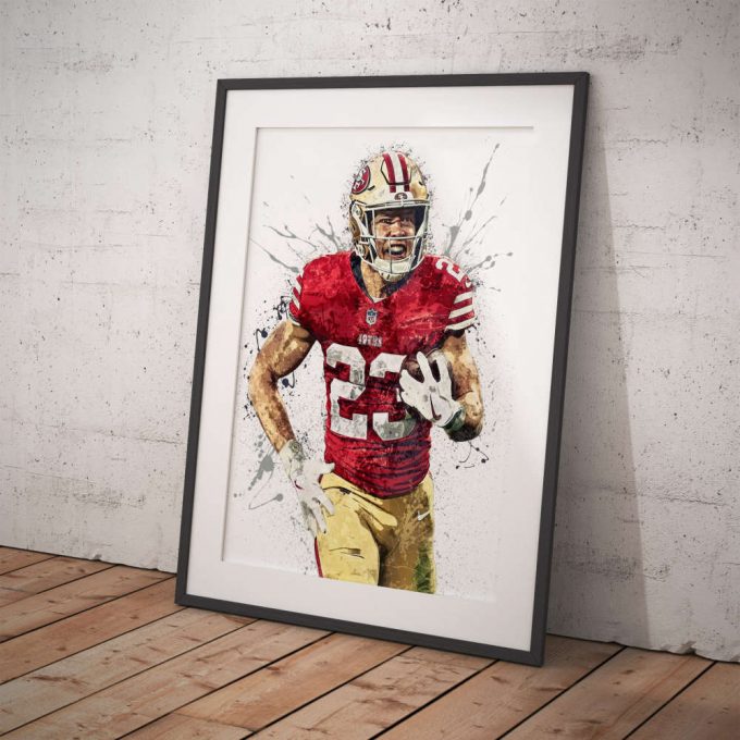 Christian Mccaffrey Poster For Home Decor Gift, S.an F.rancisco 49Ers Poster For Home Decor Gift 5