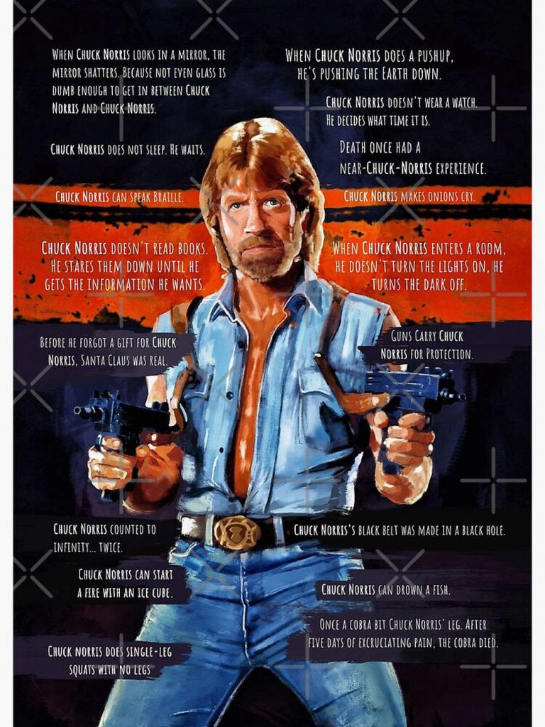 Chuck Norris - Meme Premium Matte Vertical Poster For Home Decor Gift 5