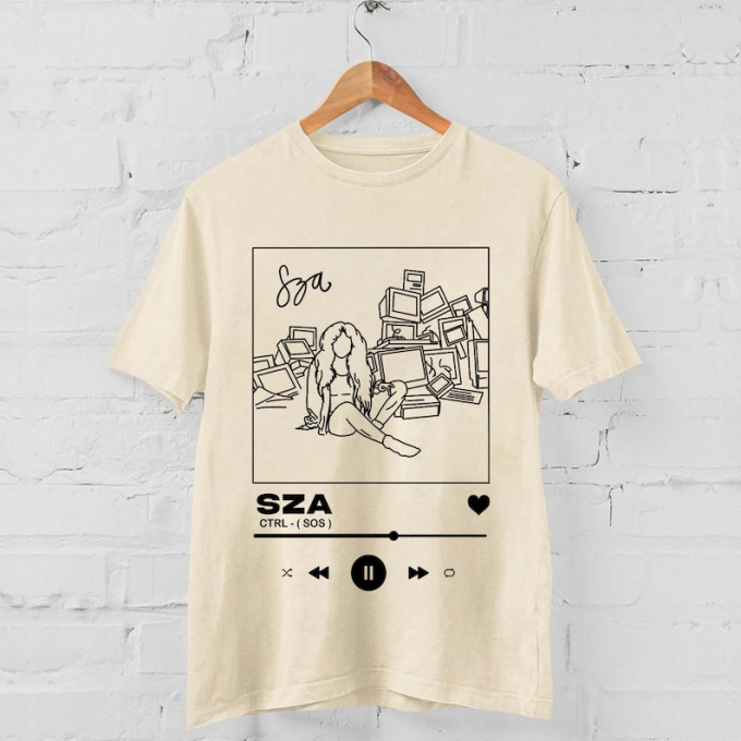 Sza Spotify Shirt: Get The Exclusive Ctrl Album Merchandise For Music Lovers! 4