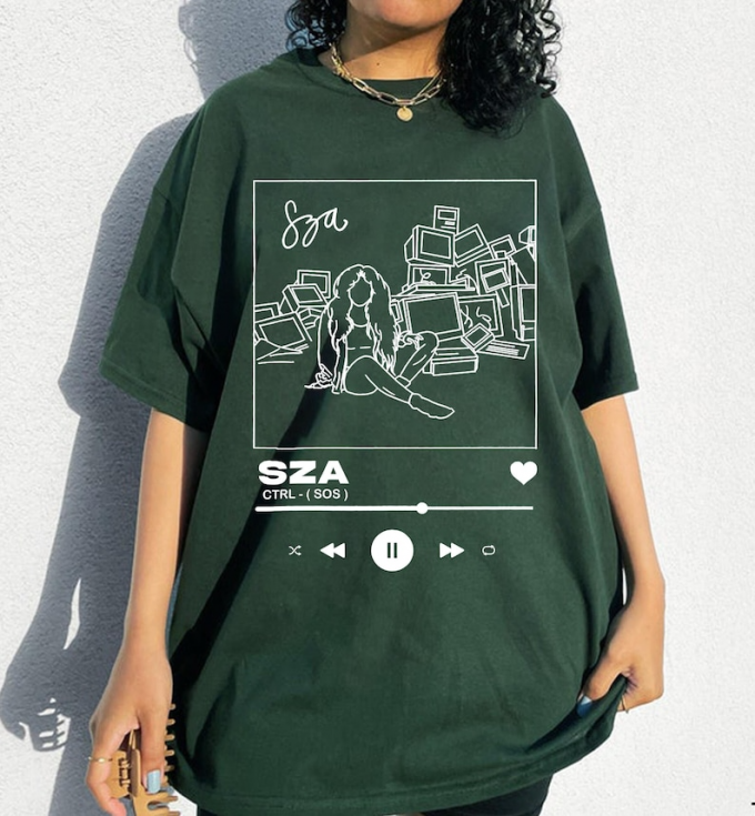 Sza Spotify Shirt: Get The Exclusive Ctrl Album Merchandise For Music Lovers! 5