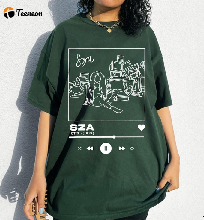 Sza Spotify Shirt: Get The Exclusive Ctrl Album Merchandise For Music Lovers! 1