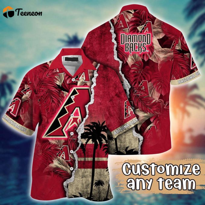 Customized Mlb Arizona Diamondbacks Hawaiian Shirt Champion Chic Couture For Fans 1