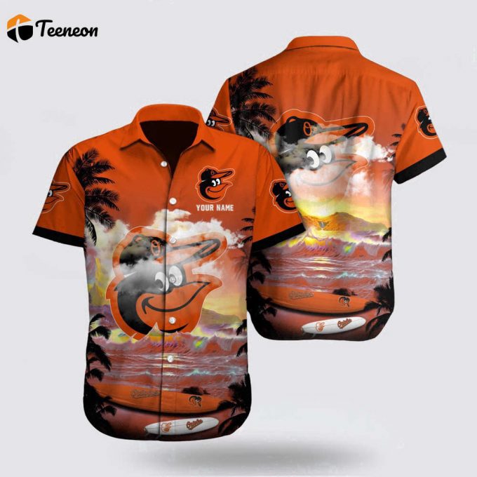 Customized Mlb Baltimore Orioles Hawaii Shirt Transform The Beach For Fan Mlb 1