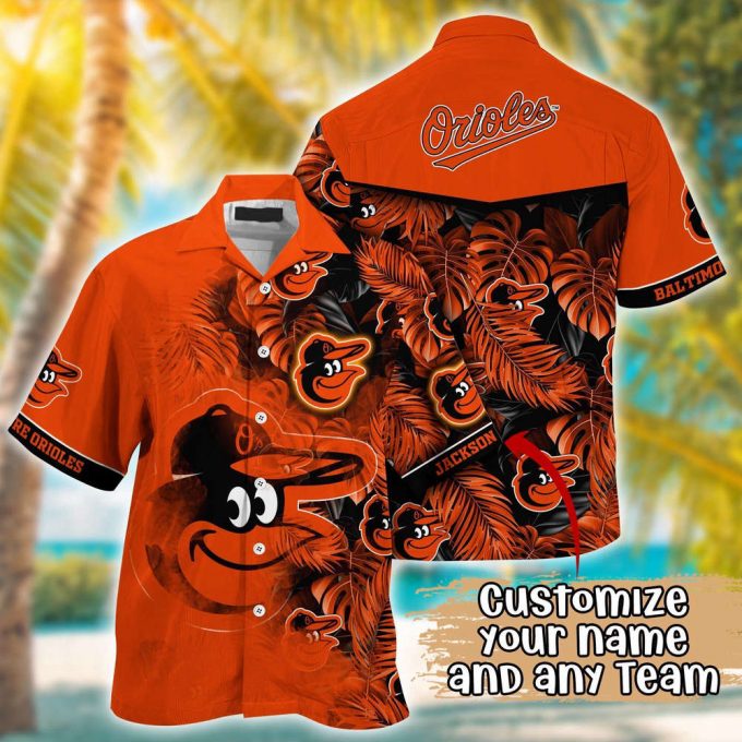 Customized Mlb Baltimore Orioles Hawaiian Shirt Radiant Rhythms For Fans 2