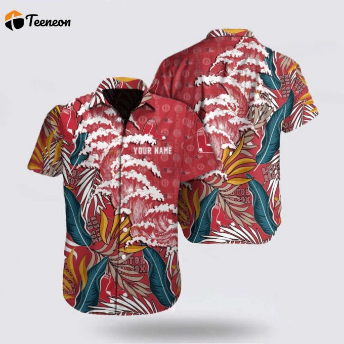 Customized Mlb Boston Red Sox Hawaiian Shirt Discover The Unique Essence Mlb For Fan Mlb 1