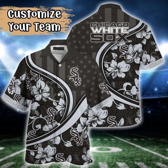 Customized Mlb Chicago White Sox Hawaiian Shirt Harmony Hues For Fans 2