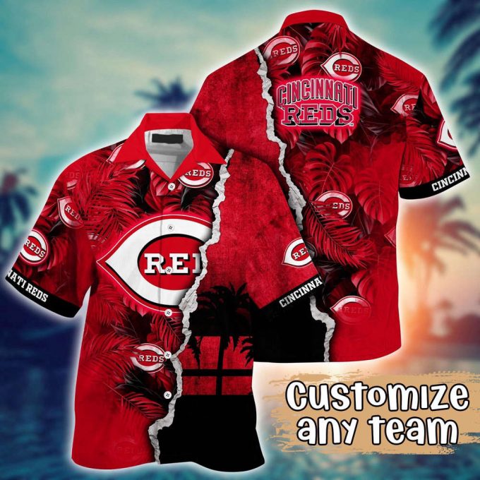 Customized Mlb Cincinnati Reds Hawaiian Shirt Champion Chic Couture For Fans 2