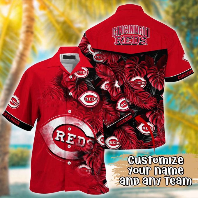 Customized Mlb Cincinnati Reds Hawaiian Shirt Radiant Rhythms For Fans 2