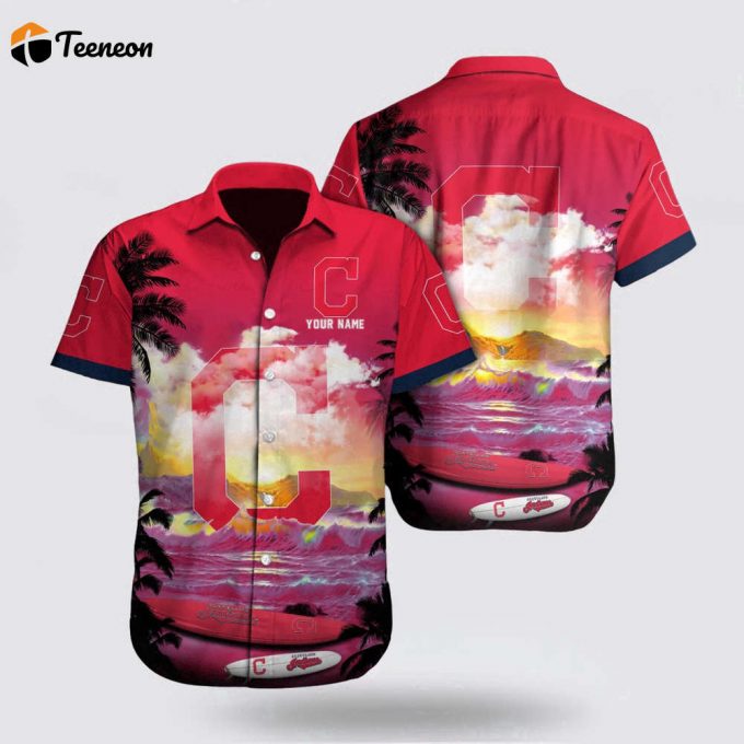 Customized Mlb Cleveland Indians Hawaiian Shirt Embrace The Energetic Summer For Fan Mlb 1