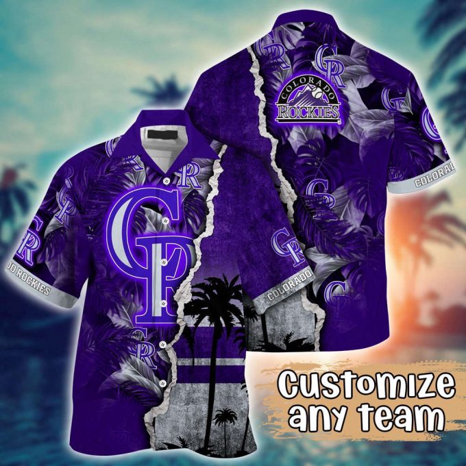 Customized Mlb Colorado Rockies Hawaiian Shirt Champion Chic Couture For Fans 2