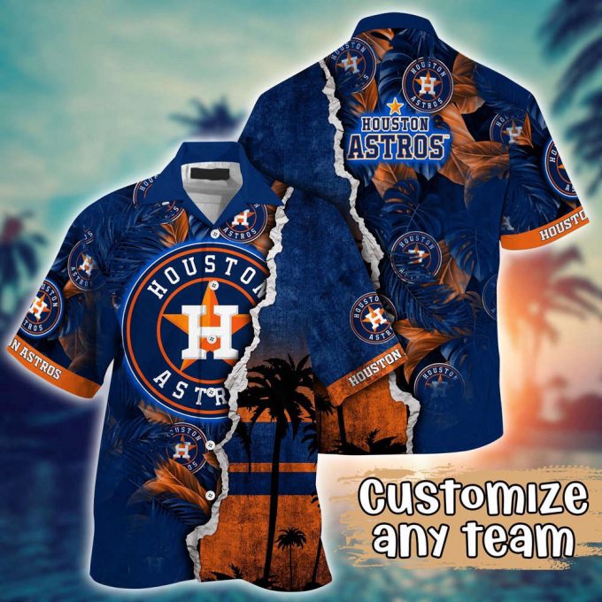 Customized Mlb Houston Astros Hawaiian Shirt Champion Chic Couture For Fans 2