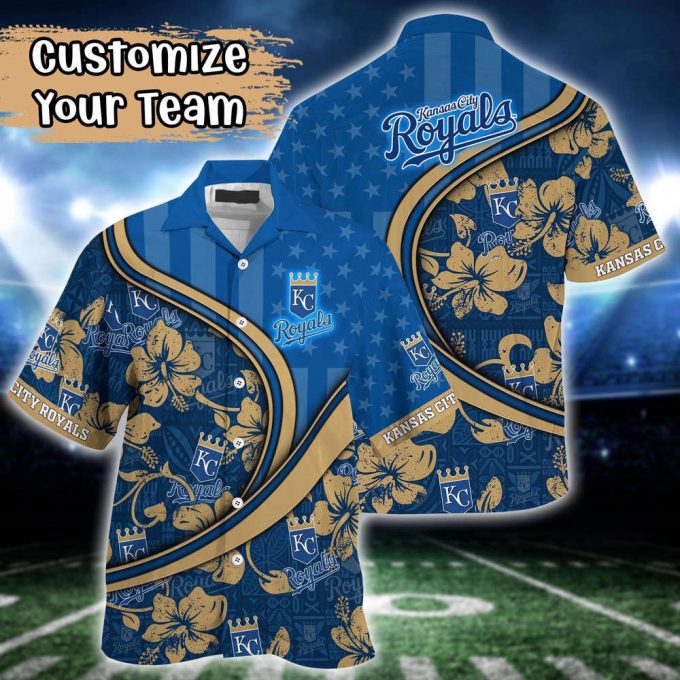 Customized Mlb Kansas City Royals Hawaiian Shirt Harmony Hues For Fans 2