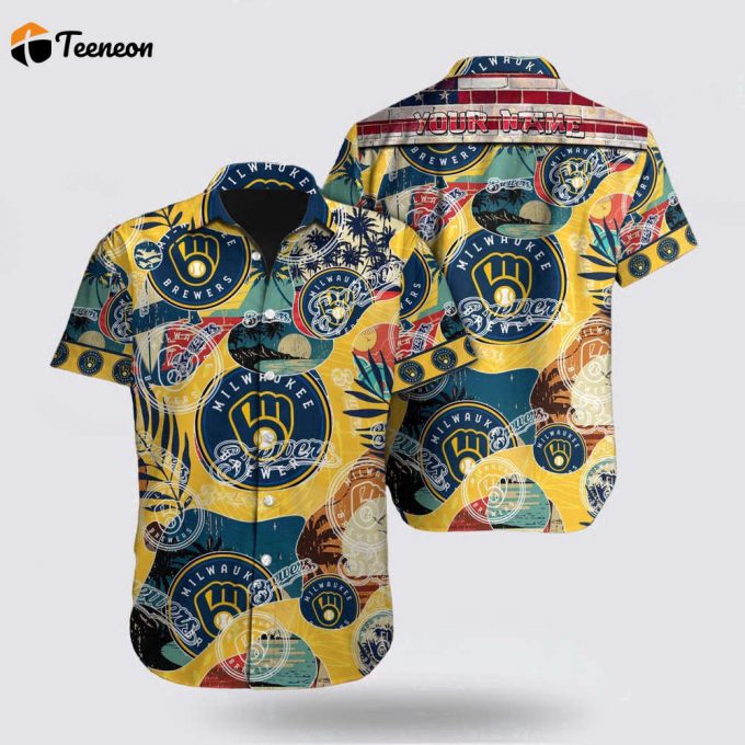 Customized Mlb Milwaukee Brewers Hawaiian Shirt Discover The Unique Essence For Fan Mlb 1