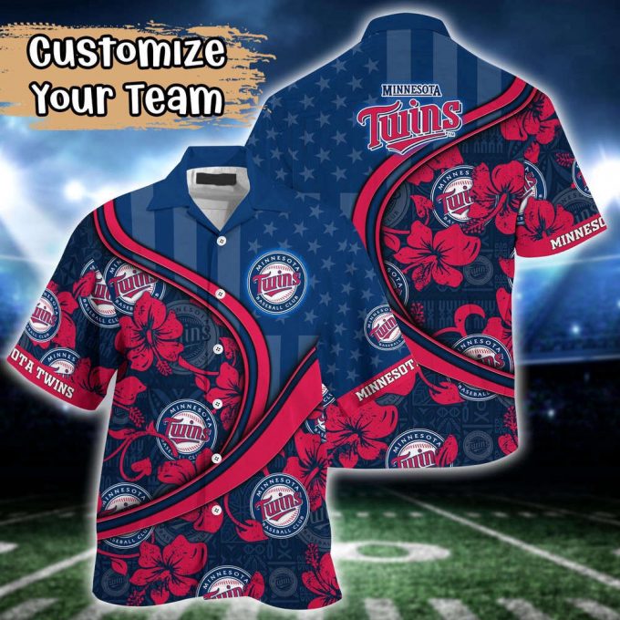 Customized Mlb Minnesota Twins Hawaiian Shirt Harmony Hues For Fans 2