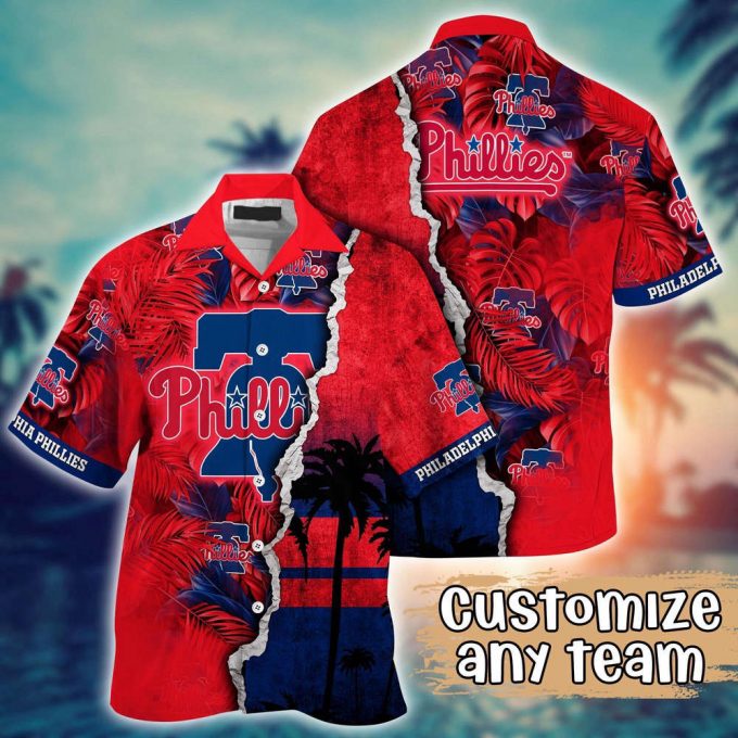 Customized Mlb Philadelphia Phillies Hawaiian Shirt Champion Chic Couture For Fans 2