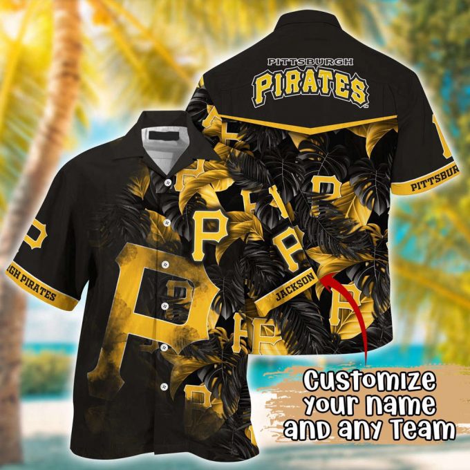 Customized Mlb Pittsburgh Pirates Hawaiian Shirt Radiant Rhythms For Fans 2