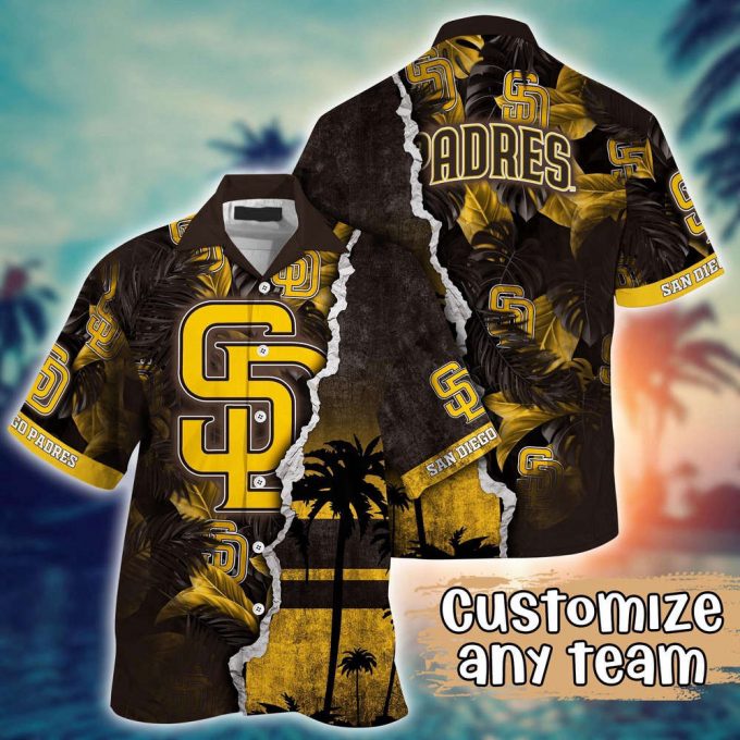 Customized Mlb San Diego Padres Hawaiian Shirt Champion Chic Couture For Fans 2