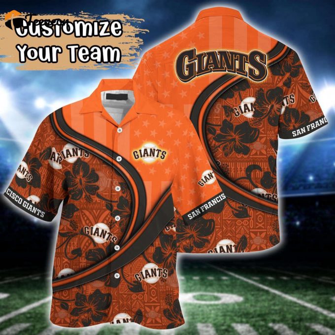 Customized Mlb San Francisco Giants Hawaiian Shirt Harmony Hues For Fans 1