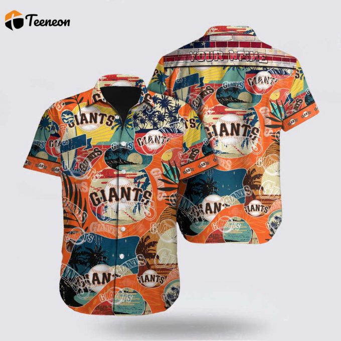 Customized Mlb San Francisco Giants Hawaiian Shirt Let Your Imagination Soar For Fan Mlb 1