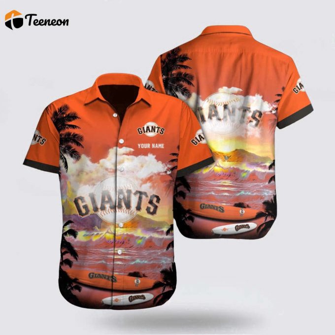 Customized Mlb San Francisco Giants Hawaiian Shirt Perfect Fusion Baseball For Fan Mlb 1