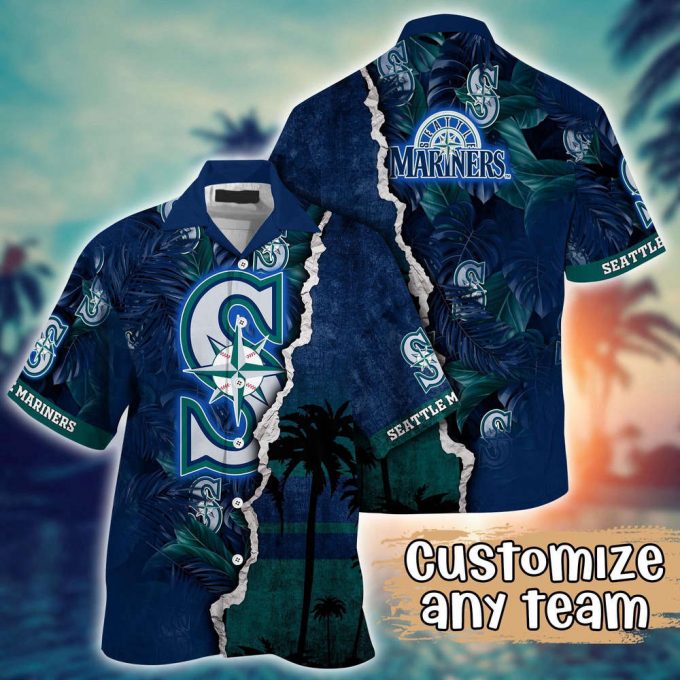 Customized Mlb Seattle Mariners Hawaiian Shirt Champion Chic Couture For Fans 2