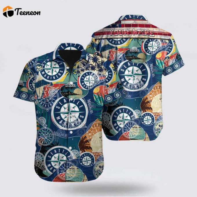 Customized Mlb Seattle Mariners Hawaiian Shirt Discover The Unique Essence For Fan Mlb 1