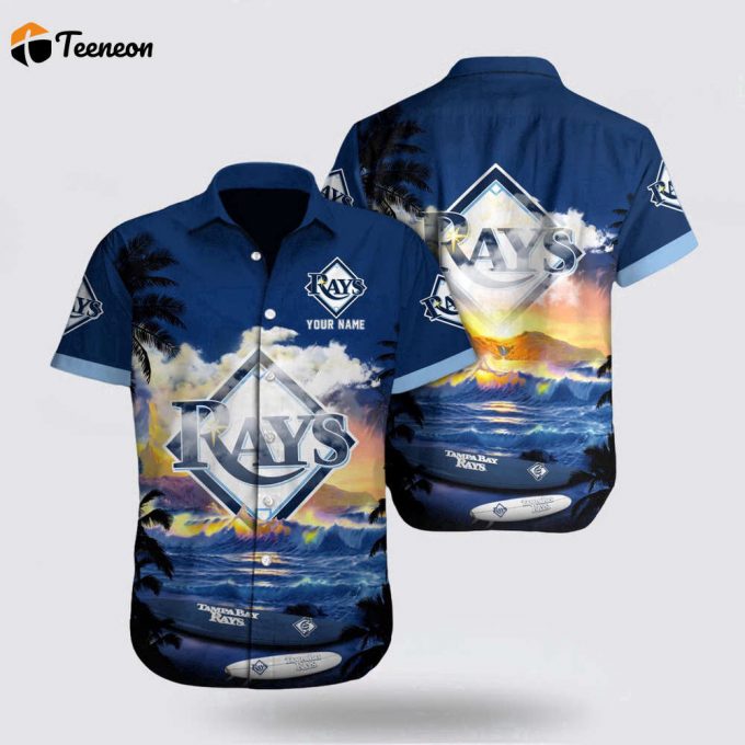 Customized Mlb Tampa Bay Rays Hawaiian Shirt Embrace The Energetic Summer For Fan Mlb 1