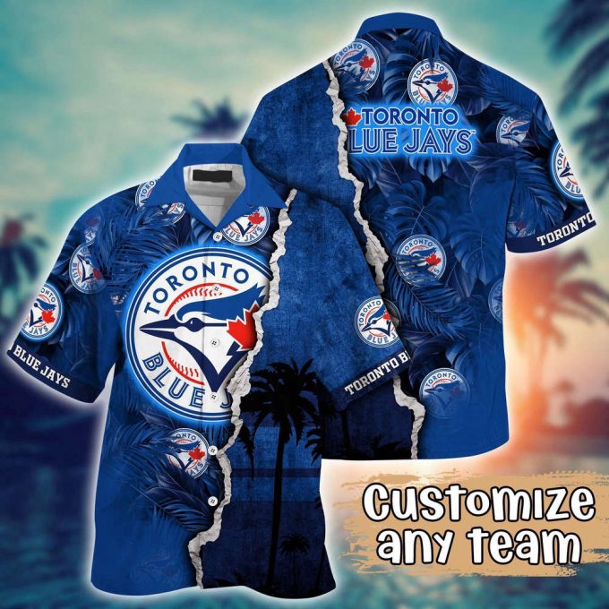 Customized Mlb Toronto Blue Jays Hawaiian Shirt Champion Chic Couture For Fans 2