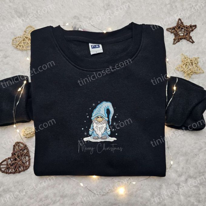 Cute Gnome Christmas Embroidered Hoodie &Amp; Shirt: B Gift For Men Women Gift Ideas For A F Gift For Men Women Season 3