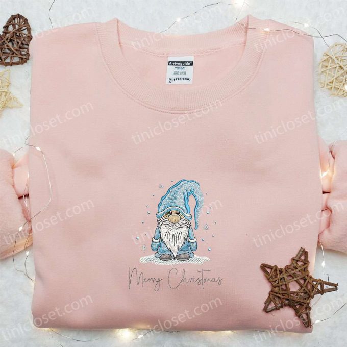 Cute Gnome Christmas Embroidered Hoodie &Amp; Shirt: B Gift For Men Women Gift Ideas For A F Gift For Men Women Season 6