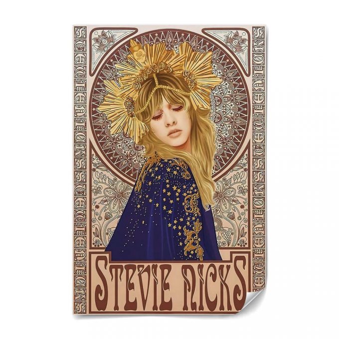 Cute Stevie Nicks Poster For Home Decor Gift Stevie Nicks 2022 Tour, 2022 Live In Concert Poster For Home Decor Gift 2