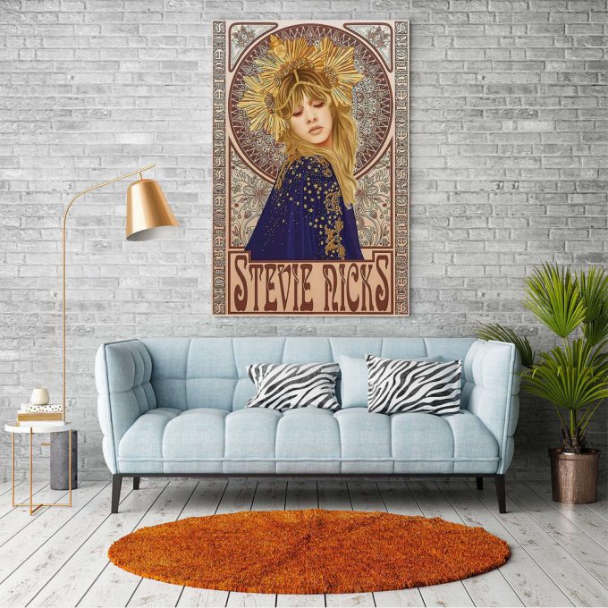 Cute Stevie Nicks Poster For Home Decor Gift Stevie Nicks 2022 Tour, 2022 Live In Concert Poster For Home Decor Gift 3