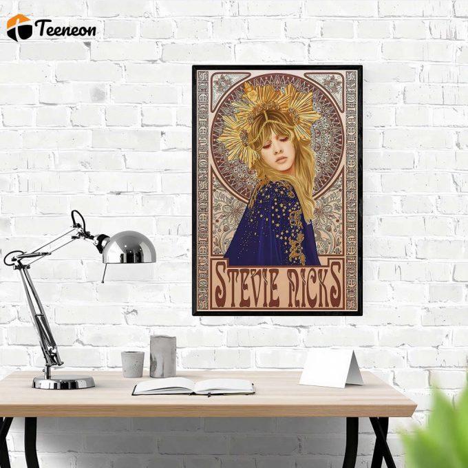 Cute Stevie Nicks Poster For Home Decor Gift Stevie Nicks 2022 Tour, 2022 Live In Concert Poster For Home Decor Gift 1