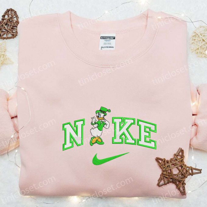 Daisy Duck Saint Patrick X Nike Embroidered Shirt &Amp; Hoodie: Disney Characters For Saint Patrick’s Day 4