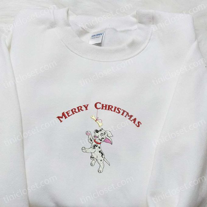 Dalmatian With Bone Merry Christmas Shirt &Amp; Disney Characters Hoodie: B Gift For Men Women Family Christmas Gifts 3