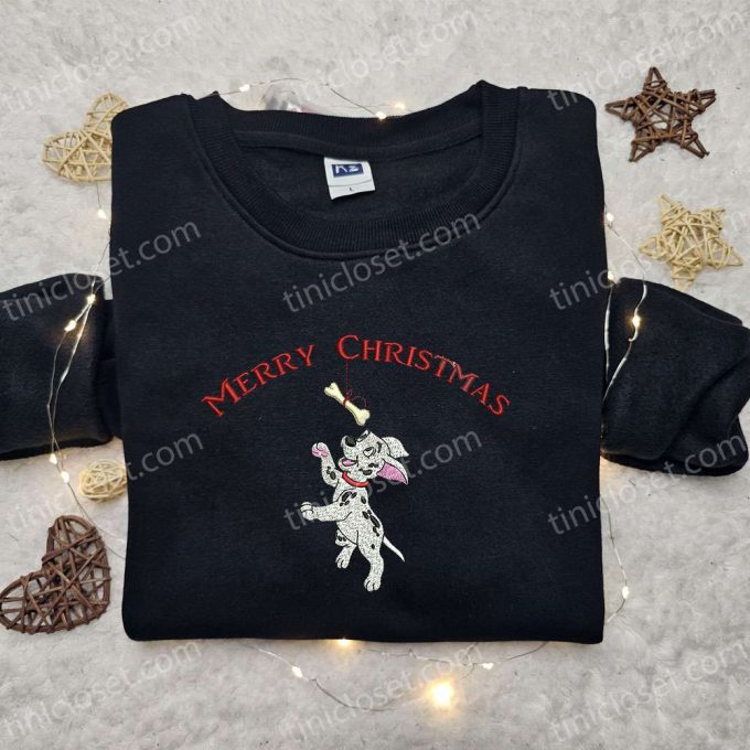 Dalmatian With Bone Merry Christmas Shirt &Amp; Disney Characters Hoodie: B Gift For Men Women Family Christmas Gifts 5