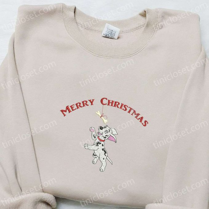 Dalmatian With Bone Merry Christmas Shirt &Amp; Disney Characters Hoodie: B Gift For Men Women Family Christmas Gifts 6