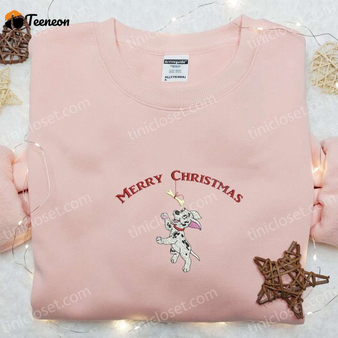 Dalmatian With Bone Merry Christmas Shirt &Amp;Amp; Disney Characters Hoodie: B Gift For Men Women Family Christmas Gifts 1