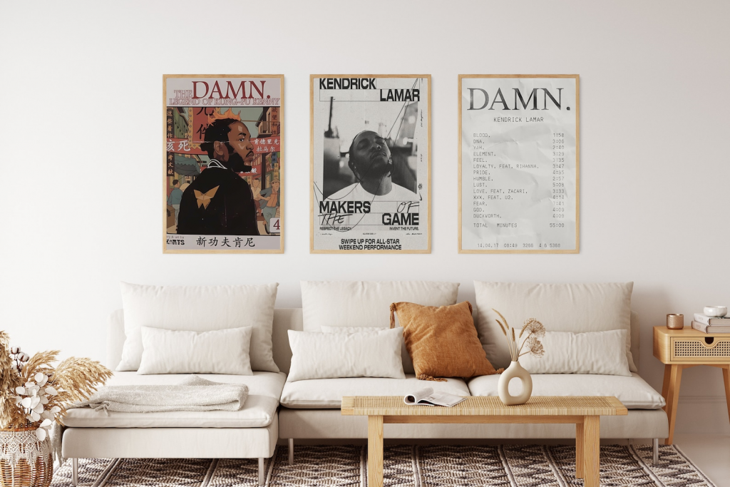 Damn Collection Songs Kendrick Lamar Poster - Gift For Home Decor - Gift For Home Decor 7