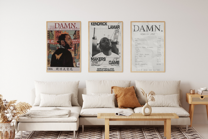 Damn Collection Songs Kendrick Lamar Poster - Gift For Home Decor - Gift For Home Decor 2