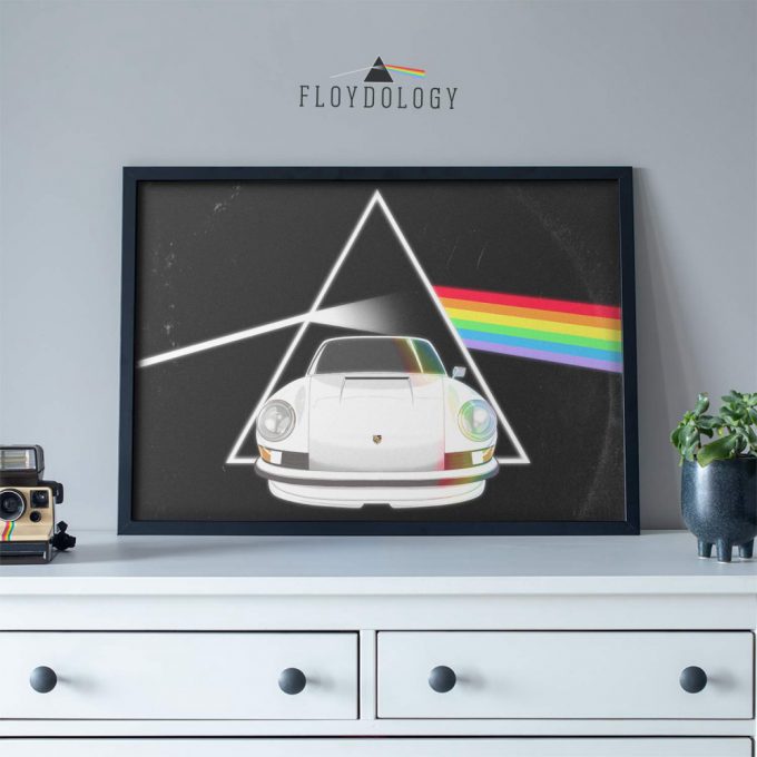 Dark Side Of The Porsche Pink Floyd Poster For Home Decor Gift For Home Decor Gift 4