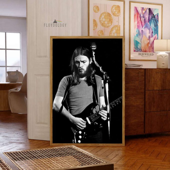 David Gilmour Live In Concert 1974 – Pink Floyd Poster For Home Decor Gift For Home Decor Gift 2