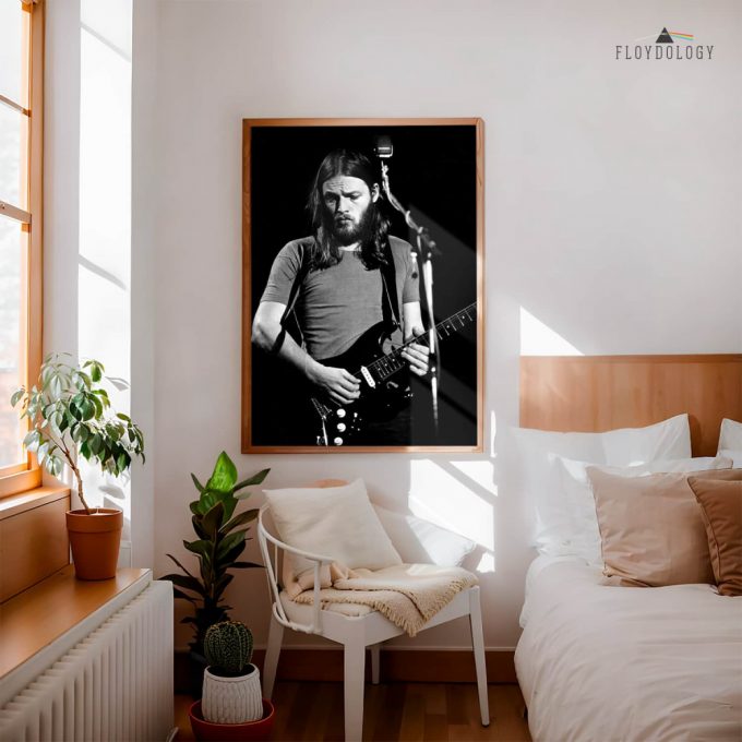 David Gilmour Live In Concert 1974 – Pink Floyd Poster For Home Decor Gift For Home Decor Gift 5