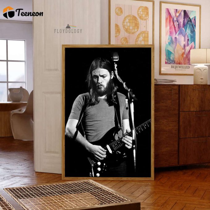 David Gilmour Live In Concert 1974 – Pink Floyd Poster For Home Decor Gift For Home Decor Gift 1