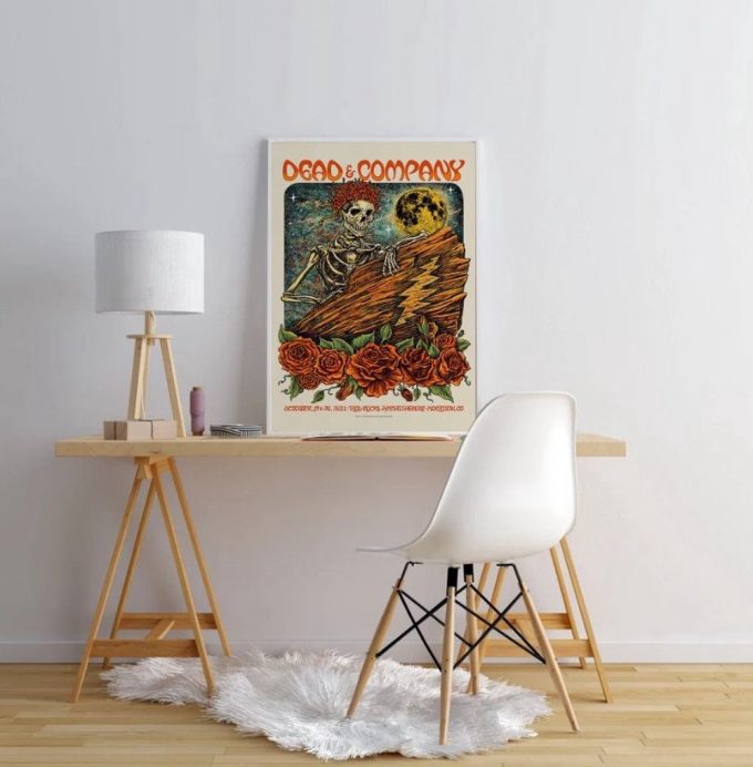 Dead And Company Red Rocks Poster For Home Decor Gift 3