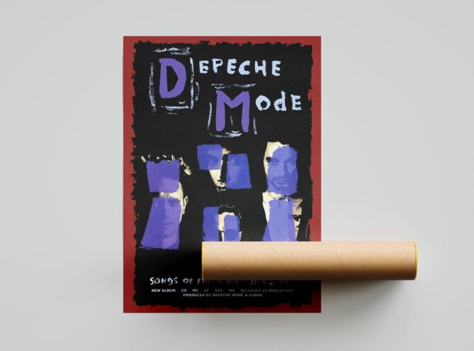 Depeche Mode Band Poster For Home Decor Gift, Music Poster For Home Decor Gift, Wall Decoration, Artprint 2