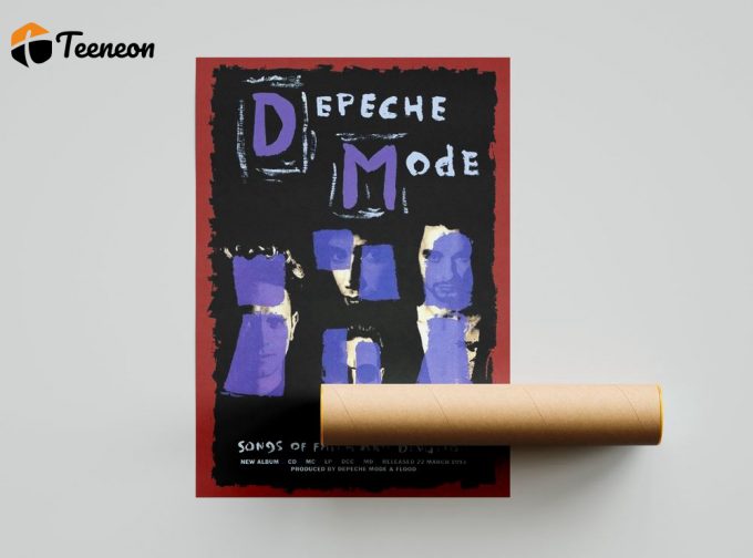 Depeche Mode Band Poster For Home Decor Gift, Music Poster For Home Decor Gift, Wall Decoration, Artprint 1