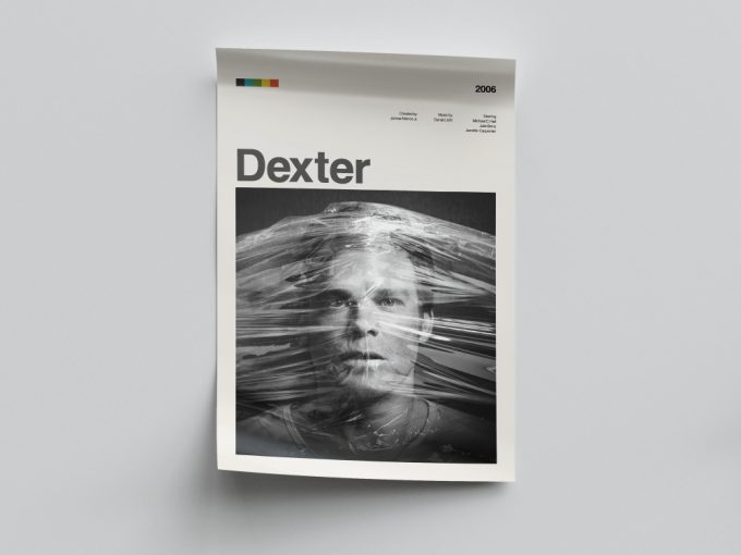 Dexter Tv Series Poster For Home Decor Gift Mid Century Tv Series Poster For Home Decor Gift Print 3